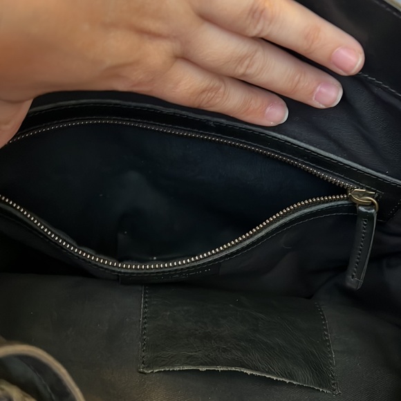 đź’—đź‘›RITA MERLINI WOVEN BAG BLACK GOLD LARGE HANDBAG MADE IN ITALY BASKET WEAVE - Picture 10 of 17